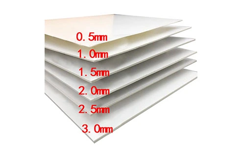 white cardboard sheet