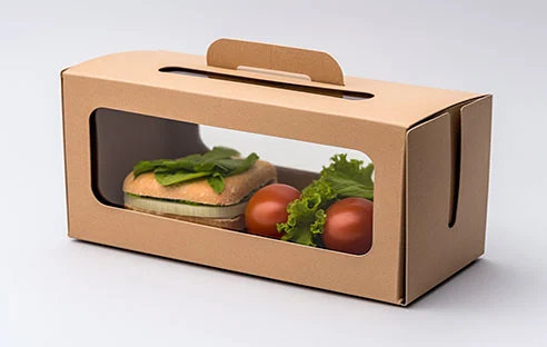 paper lunch box with window